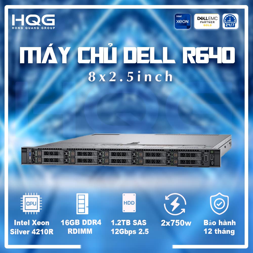 Máy chủ Dell PowerEdge R640 8×2.5″ (Standard) - ảnh 2