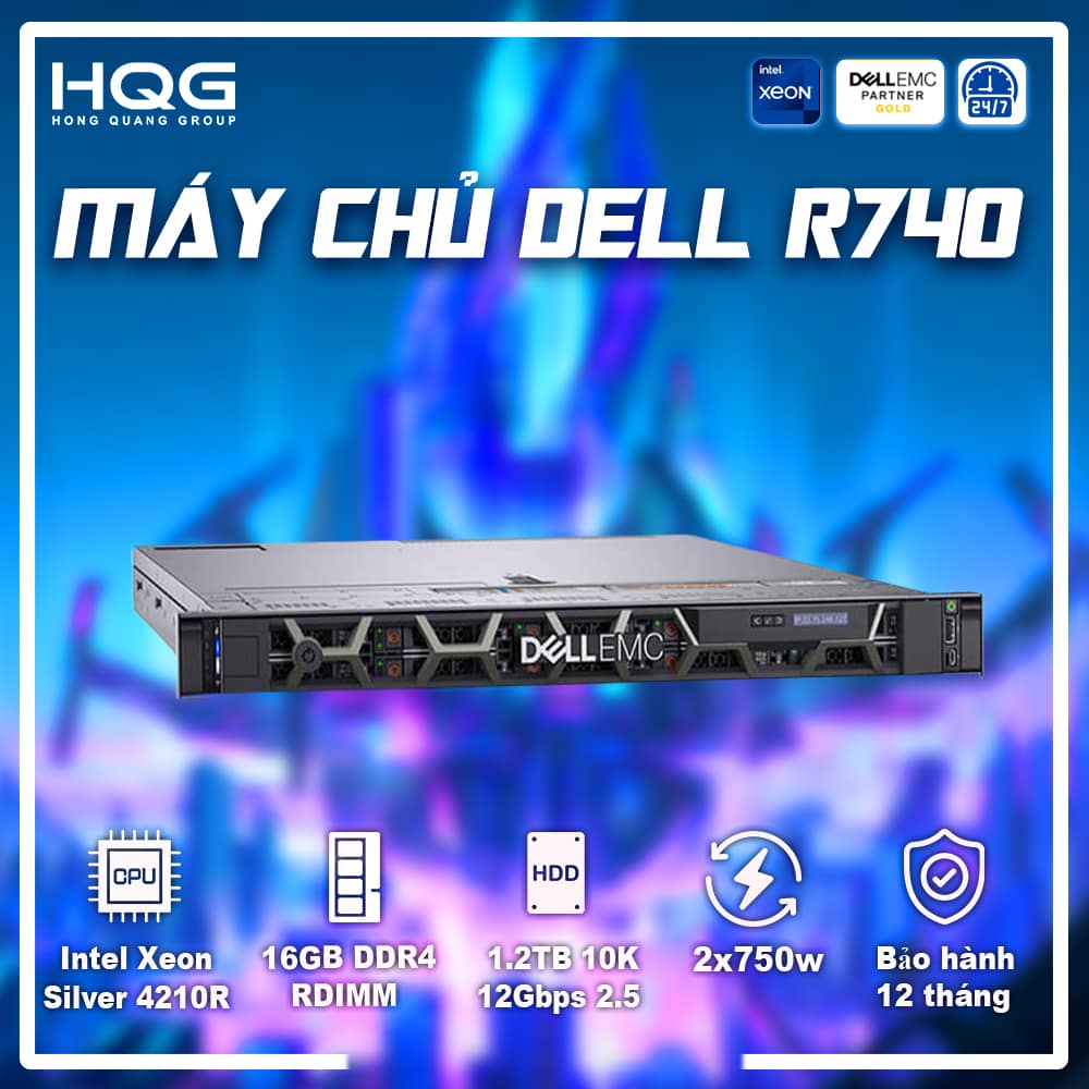 Máy chủ Dell PowerEdge R740 - 16x2.5"