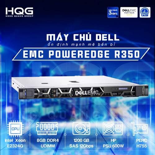 Máy Chủ Dell Server R350 8×2.5 HP/Perc (P/N:42SVRDR350-221) - ảnh 3