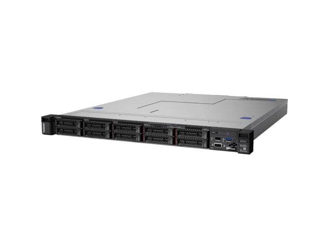 Lenovo ThinkSystem SR250 7Y52A00DNA 1U Rack Server – 1 x Intel Xeon E-2136 Hexa-core (6 Core) 3.30 GHz – 8 GB Installed TruDDR4 – Serial ATA/600 Controller – JBOD RAID Levels – 1 x 450 W