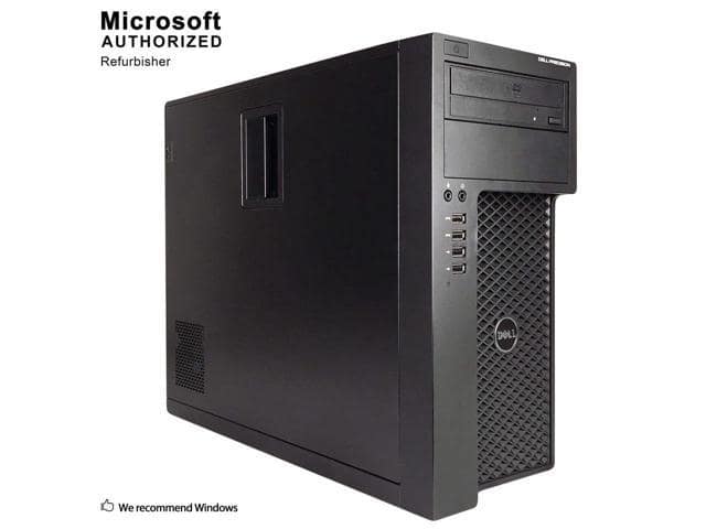 Dell Precision T1650 Workstation , Intel Xeon Quad core E3-1225 V2 3.20 GHz, 64GB NEW 256GB SSD Windows 10 Pro New Keyboard, Mouse,Power cord,WiFi