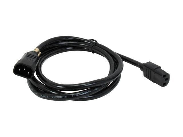 Tripp Lite Model P005-006 6 ft. Heavy-Duty 14AWG Power cord (IEC-320-C13 to IEC-320-C14) - ảnh 2