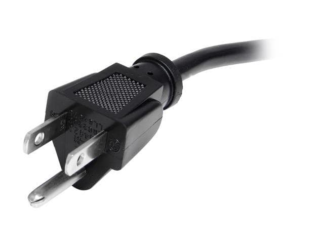 StarTech.com PXT101_10 10 ft Standard Computer Power Cord – NEMA 5-15P to C13 – 10ft NEMA 5-15P to IEC 320 C13 Power Cable - ảnh 3