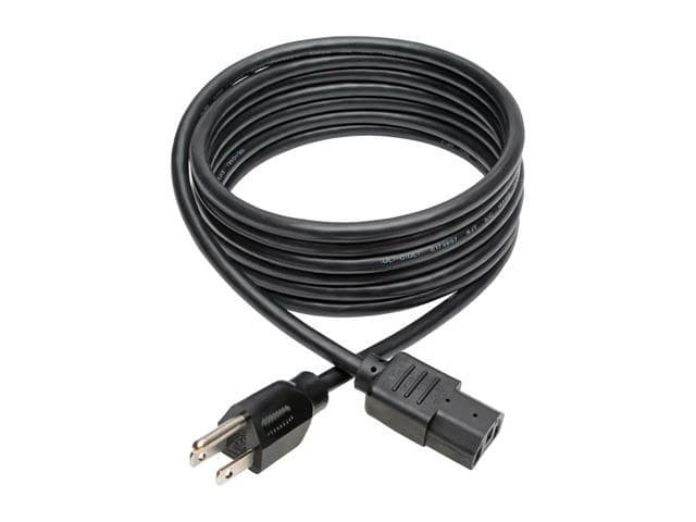 Tripp Lite Universal Computer Power Cord, 10A, 18AWG (NEMA 5-15P to IEC-320-C13), 10-ft. (P006-010) - ảnh 2