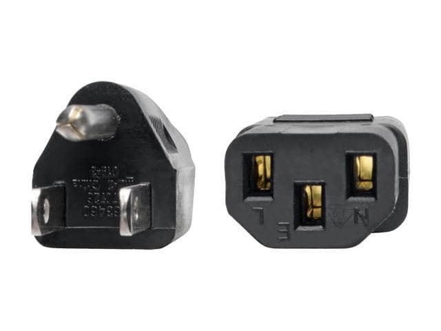 Tripp Lite Model P006-008-13A 8 ft. Black 16AWG, SJT, 13A, 125V NEMA 5-15P to IEC-320-C13 Power Cord Male to Female - ảnh 3