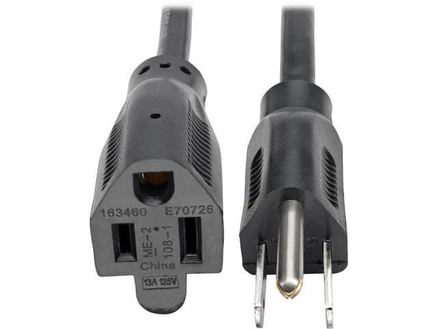 Tripp Lite Standard Power Extension Cord, 13A, 16AWG (NEMA 5-15P to NEMA 5-15R), 3-ft. (P024-003-13A)