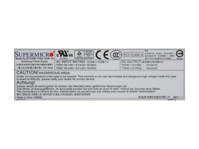 SuperMicro PWS-703P-1R 700W Server Power Supply - ảnh 4
