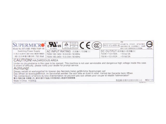 SuperMicro PWS-704P-1R 700W Server Power Supply - ảnh 4