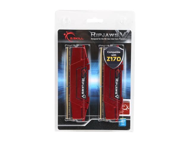 G.SKILL Ripjaws V Series 32GB (2 x 16GB) 288-Pin DDR4 SDRAM DDR4 2400 (PC4 19200) Desktop Memory Model F4-2400C15D-32GVR - ảnh 3