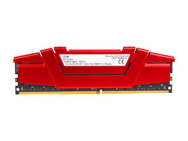 G.SKILL Ripjaws V Series 16GB 288-Pin PC RAM DDR4 3600 (PC4 28800) Desktop Memory Model F4-3600C19S-16GVRB - ảnh 2