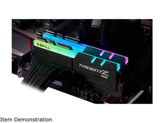 G.SKILL TridentZ RGB Series 16GB (2 x 8GB) DDR4 3600 (PC4 28800) Desktop Memory Model F4-3600C19D-16GTZRB - ảnh 3