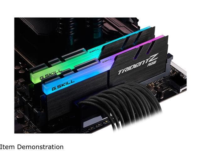 G.SKILL TridentZ RGB Series 16GB (2 x 8GB) DDR4 3600 (PC4 28800) Desktop Memory Model F4-3600C19D-16GTZRB - ảnh 4