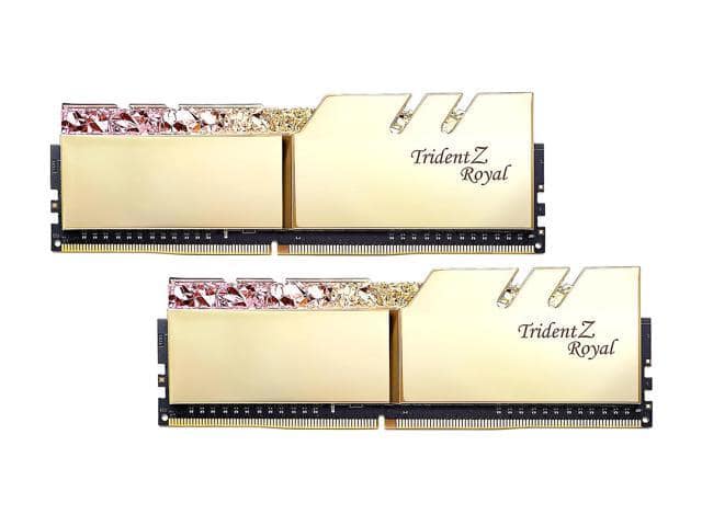 G.SKILL Trident Z Royal Series 16GB (2 x 8GB) 288-Pin RGB DDR4 SDRAM DDR4 3600 (PC4 28800) Desktop Memory Model F4-3600C18D-16GTRG - ảnh 2