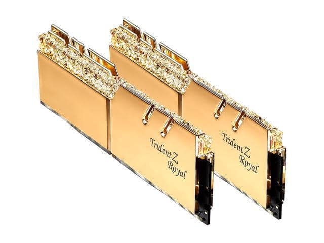 G.SKILL Trident Z Royal Series 16GB (2 x 8GB) 288-Pin RGB DDR4 SDRAM DDR4 3600 (PC4 28800) Desktop Memory Model F4-3600C18D-16GTRG - ảnh 3