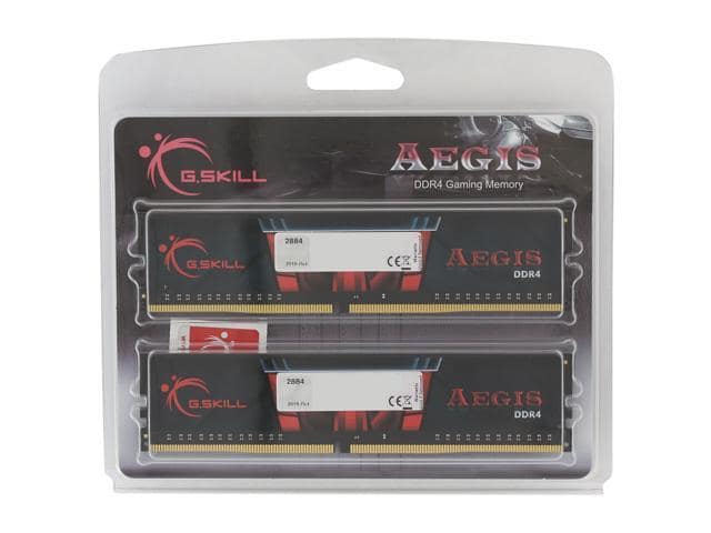 G.SKILL Aegis 16GB (2 x 8GB) 288-Pin PC RAM DDR4 3200 (PC4 25600) Memory Kit Model F4-3200C16D-16GIS - ảnh 3