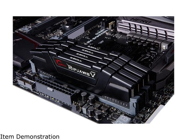 G.SKILL Ripjaws V Series 64GB (4 x 16GB) 288-Pin PC RAM DDR4 3600 (PC4 28800) Desktop Memory Model F4-3600C18Q-64GVK - ảnh 2