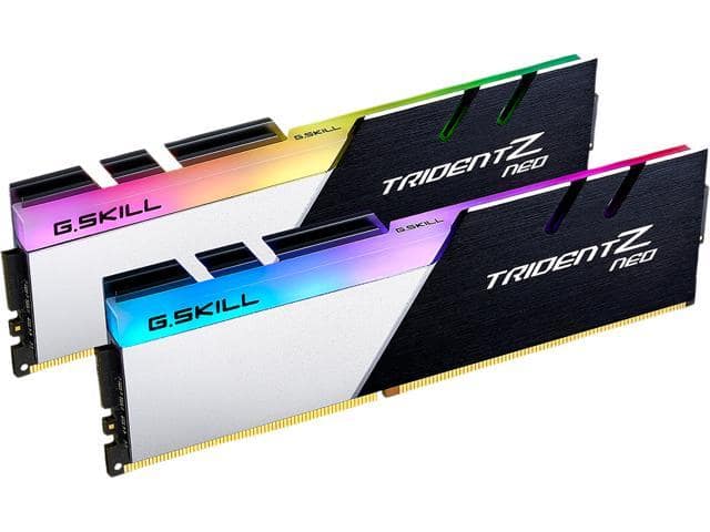 G.SKILL Trident Z Neo Series 64GB (2 x 32GB) DDR4 3600 (PC4 28800) Desktop Memory Model F4-3600C18D-64GTZN