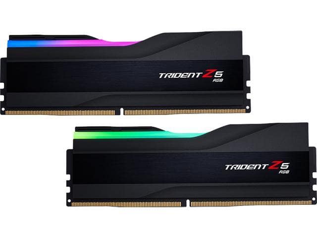 G.SKILL Trident Z5 RGB Series 32GB (2 x 16GB) 288-Pin PC RAM DDR5 5600 Desktop Memory Model F5-5600J3636C16GX2-TZ5RK