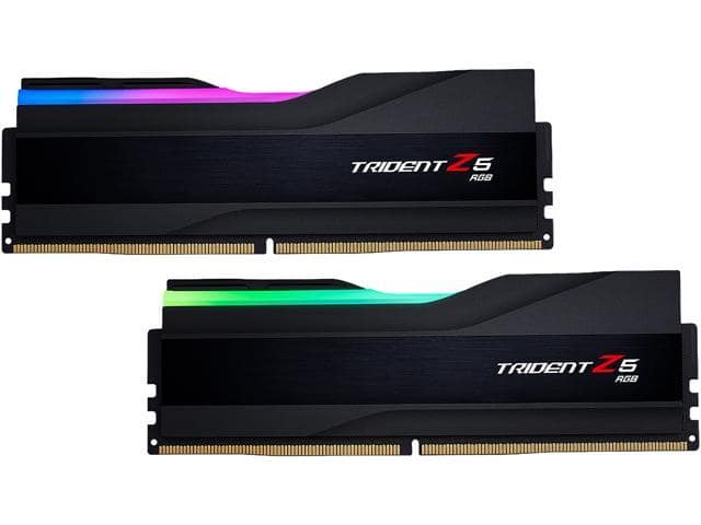 G.SKILL Trident Z5 RGB Series 32GB (2 x 16GB) 288-Pin PC RAM DDR5 6000 (PC5 48000) Desktop Memory Model F5-6000J3040F16GX2-TZ5RK