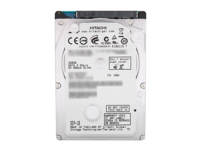 HGST 0A78743 320GB 7200 RPM 16MB Cache SATA 3.0Gb/s 2.5″ Internal Notebook Hard Drive Bare Drive - ảnh 2