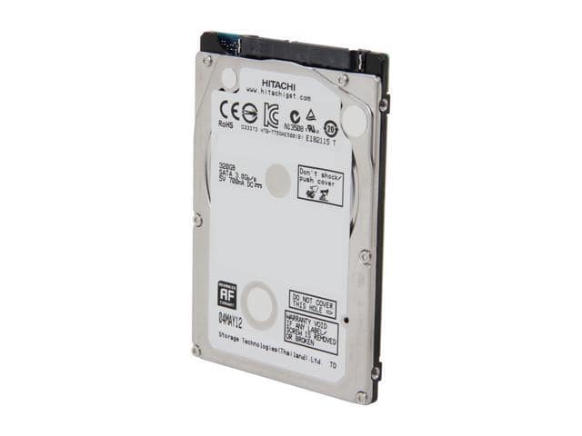 Hitachi GST Travelstar Z5K500 HTS545032A7E380 320GB 5400 RPM 8MB Cache SATA 3.0Gb/s 2.5″ Internal Notebook Hard Drive Bare Drive