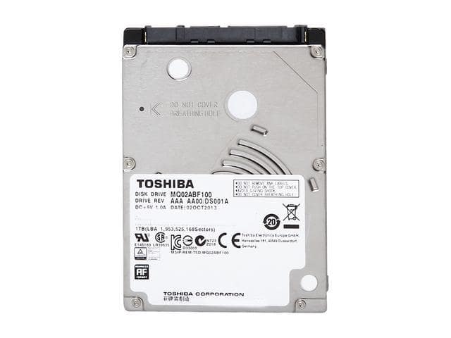 TOSHIBA MQ02ABF100 1TB 5400 RPM 16MB Cache SATA 6.0Gb/s 2.5″ Internal Notebook Hard Drive Bare Drive - ảnh 2