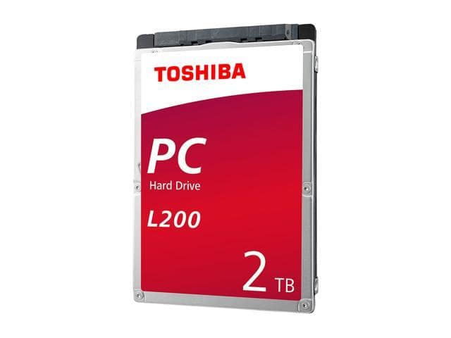 Toshiba L200 2TB Laptop PC Internal Hard Drive 5400 RPM SATA 6Gb/s 128MB Cache 2.5 inch 9.5mm Height – HDWL120XZSTA (RETAIL PACKAGE) - ảnh 2