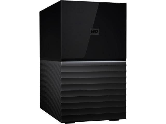 WD 16TB My Book Duo Desktop RAID External Hard Drive AES Encryption – USB 3.1 (WDBFBE0160JBK-NESN)
