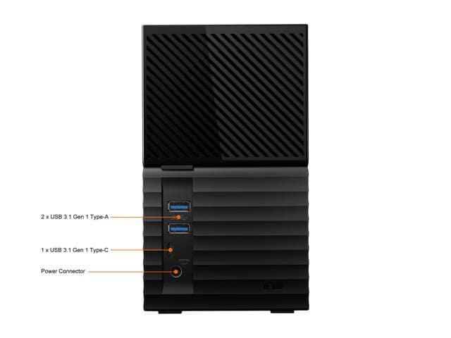 WD 20TB My Book Duo Desktop RAID External Hard Drive AES Encryption – USB 3.1 (WDBFBE0200JBK-NESN) - ảnh 3