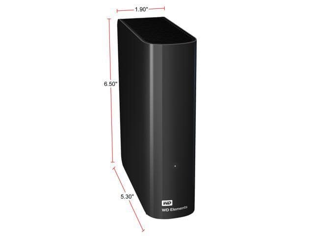 WD Elements 10TB USB 3.0 Desktop Hard Drive Black WDBWLG0100HBK-NESN - ảnh 3