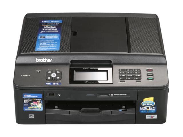 Brother MFC series MFC-J625DW Up to 35 ppm Black Print Speed 6000 x 1200 dpi Color Print Quality Wireless (802.11 b/g/n) InkJet MFC / All-In-One Color Printer - ảnh 3