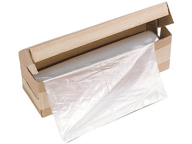 HSM 2117 Shredder Bags, 21″ W x 17″ D, 58 Gal Capacity, Clear – 1 Roll (100 Bags)