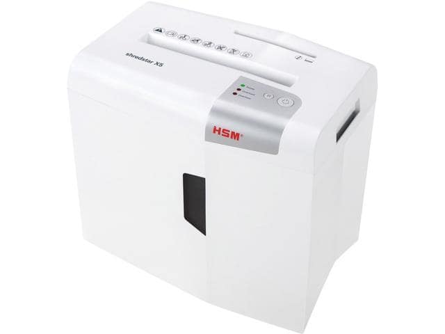 HSM 1043W Shredstar X5 Cross-Cut Paper Shredder, 5 Pages per Pass, 4.76 Gal Capacity – White - ảnh 2