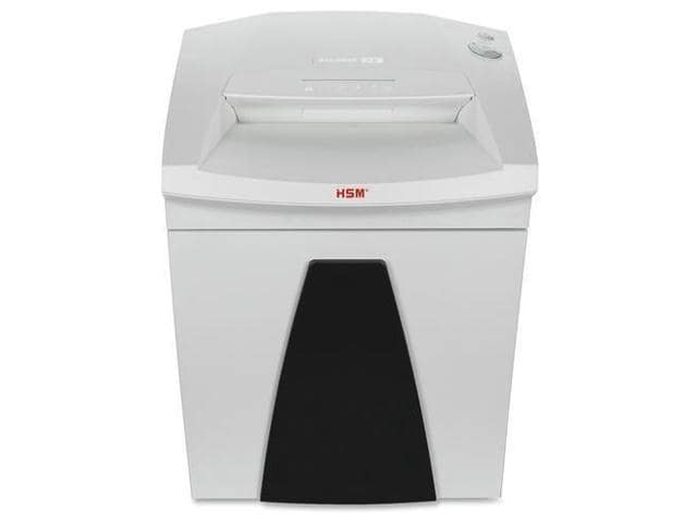 HSM 1803 Securio B26C Cross-Cut Shredder, 19 Pages per Pass – 14.5 Gal Capacity – Light Gray
