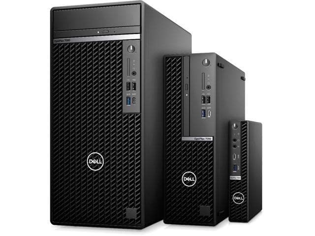 Dell OptiPlex 7000 7090 Desktop Computer – Intel Core i7 10th Gen i7-10700 Octa-core (8 Core) 2.90 GHz – 32 GB RAM DDR4 SDRAM – 512 GB M.2 PCI Express NVMe 3.0 x4 SSD – Small Form Factor – Intel Q570 - ảnh 4