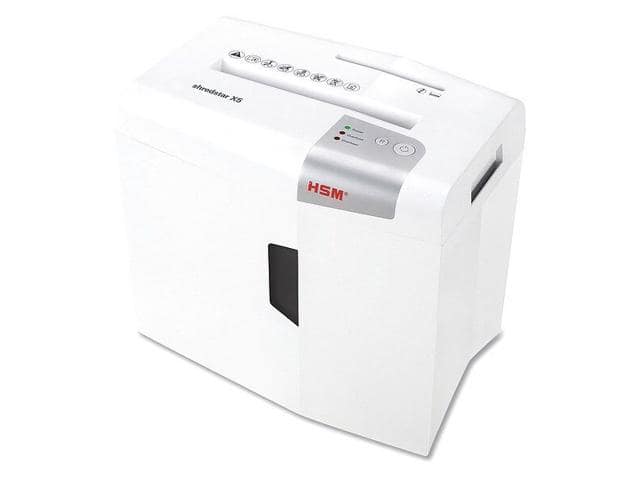 HSM 1043W Shredstar X5 Cross-Cut Paper Shredder, 5 Pages per Pass, 4.76 Gal Capacity – White - ảnh 3