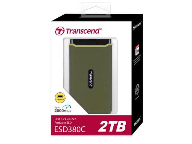 transcend 2tb usb 3.2 gen 2×2 usb type-c esd380c portable ssd solid state drive ts2tesd380c - ảnh 4