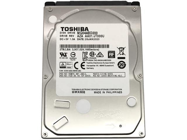 TOSHIBA MQ04ABD200 2TB 5400 RPM 128MB Cache SATA 6.0Gb/s 2.5″ Internal Notebook Hard Drive - ảnh 2