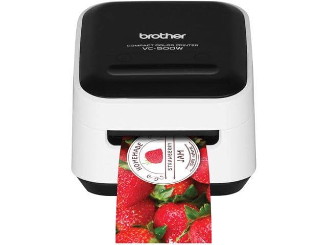 Brother VC-500W Versatile Compact Color Label and Photo Printer with Wireless Networking & Genuine CZ-1003 Continuous Length ?u201d (0.75u201d) 19 mm Wide x 16.4 ft. (5 m) Long Label roll - ảnh 2
