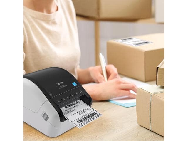 Brother QL-1100 Wide Format, Postage and Barcode Professional Thermal Label Printer, Black - ảnh 4