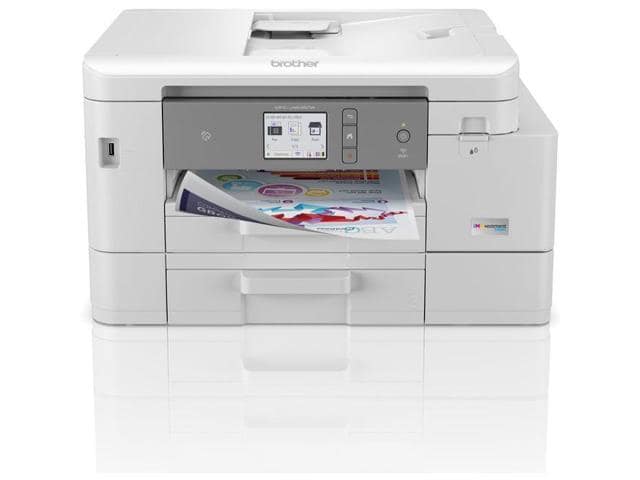 Brother MFCJ4535DW Up to 20 ppm Black Print Speed Wireless 802.11 b/g/n InkJet MFC / All-In-One Color Printer - ảnh 2