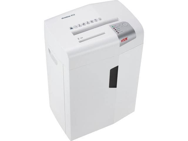 HSM 1059 Shredstar X12 Cross-Cut Shredder, 12 Pages per Pass, 6.10 Gal Capacity – White