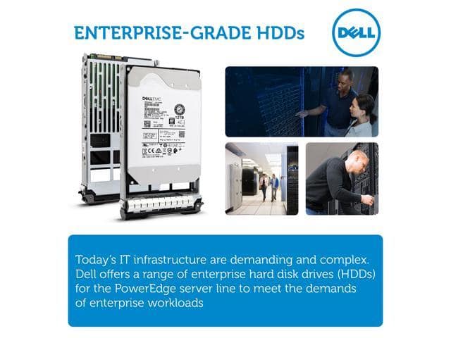 Dell 12TB 7.2K 3.5″ HDD SAS 12Gb/s in 13 Gen. Tray — 400-AUTD (0T7XPD) - ảnh 3