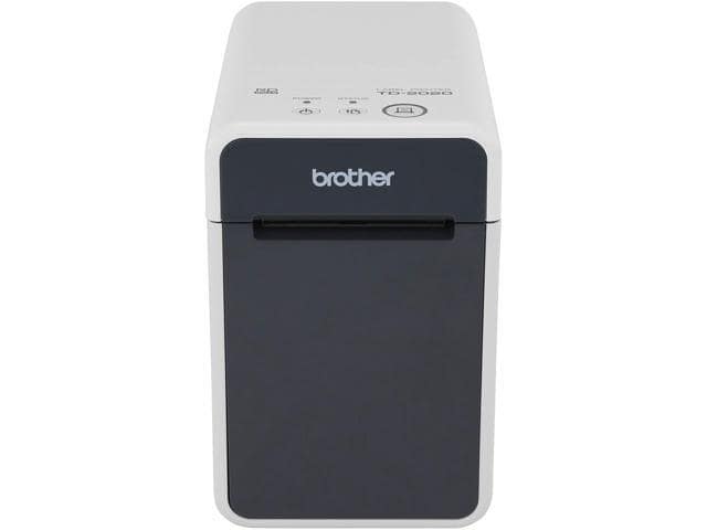Brother TD2020 2-inch Desktop Thermal Printer for Labels, Receipts and Tags, 203dpi, 6ips, USB/Serial