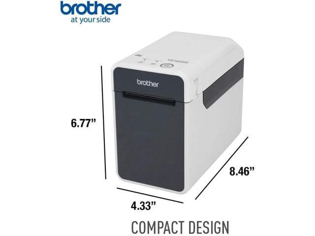 Brother TD2020 2-inch Desktop Thermal Printer for Labels, Receipts and Tags, 203dpi, 6ips, USB/Serial - ảnh 4