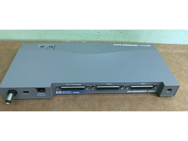HP JetDirect 500x 3-Port External Print Server- J3265-61002 With Power Supply - ảnh 3