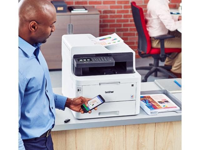 Brother – MFC-L3770CDW Wireless Color All-In-One Laser Printer – White - ảnh 4