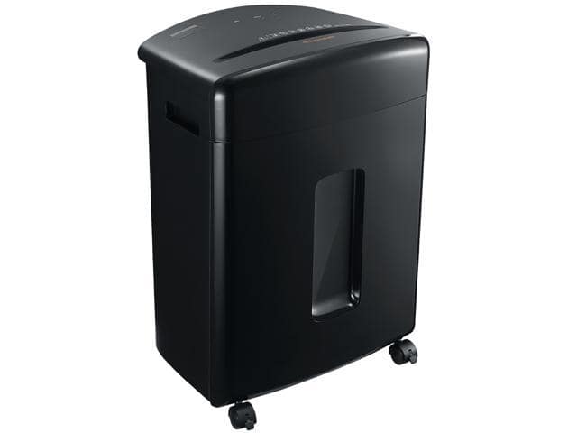 Bonsaii 15-Sheet Cross-Cut Paper/CD/Credit Card Shredder with 5.3 Gallon Pullout Basket and 4 Casters, 10 Minutes Running Time, Black(C221-A - ảnh 2