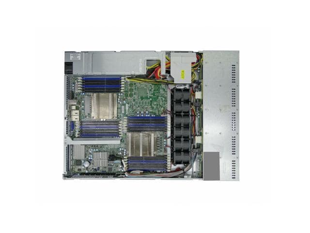 Supermicro 1U X9DRD-IT+ 10 Bay SFF Server, 2x E5-2620 V2 2.1GHz 6 Core, 96GB DDR3, 10x 480GB SATA 6Gbps 2.5 SSDs, 2x 10GbE, 1x 600W PSU, Rails - ảnh 2