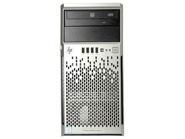 HP ProLiant ML310e Gen 8 V2 Tower Server E3-1220 V3 3.1GHz 4C 8GB B120i 800GB SSD Radeon 6350